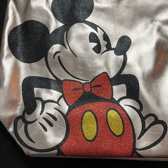 Vintage Mickey Mouse Silver colored tote - Picture 2 of 9